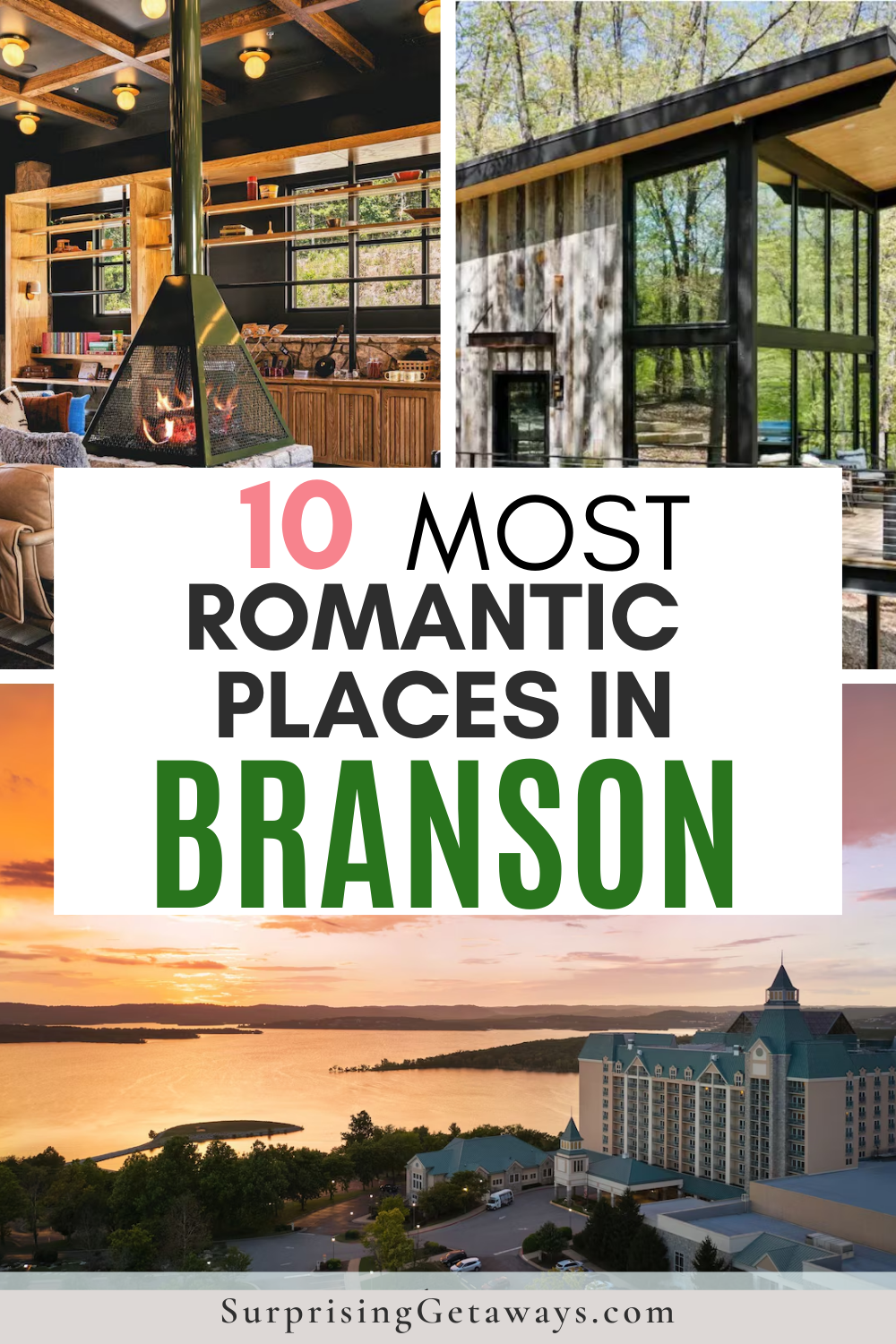 Romantic Cabins and Treehouses in Branson, Missouri