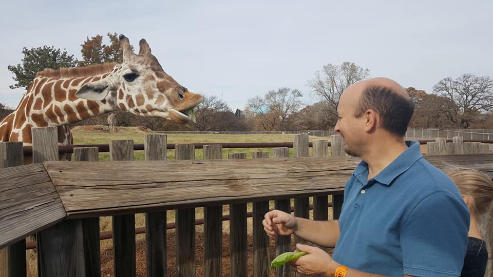 Oklahoma City Zoo: Giraffe Feeding