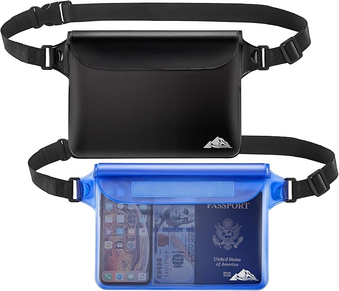 HEETA Waterproof Fanny Pack, Waterproof Waist Pouch Dry Bag