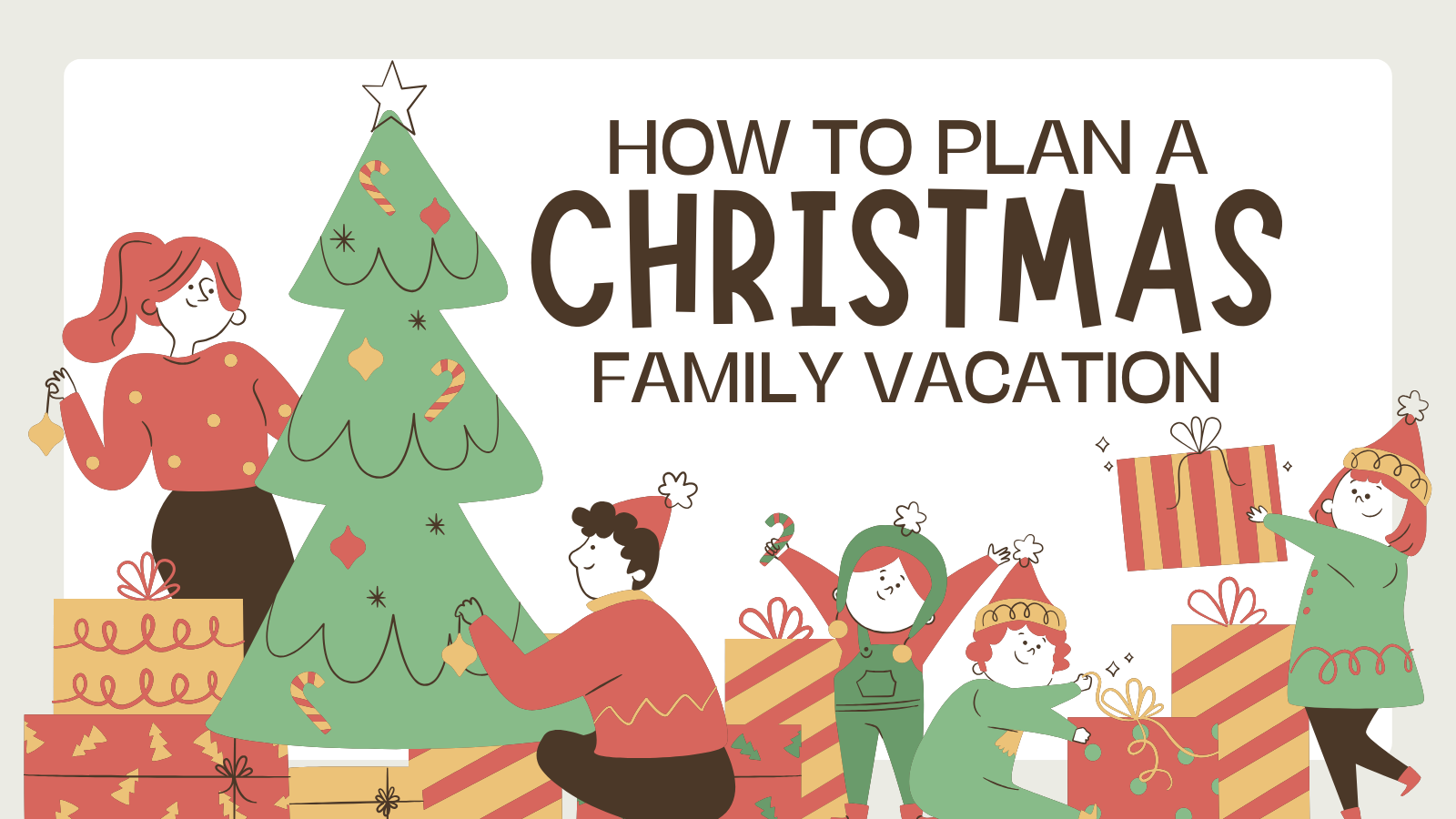 How to Plan a Family Reunion Christmas Vacation