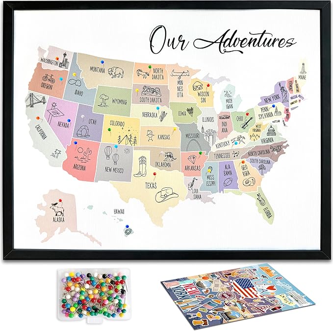 USA Push Pin Maps