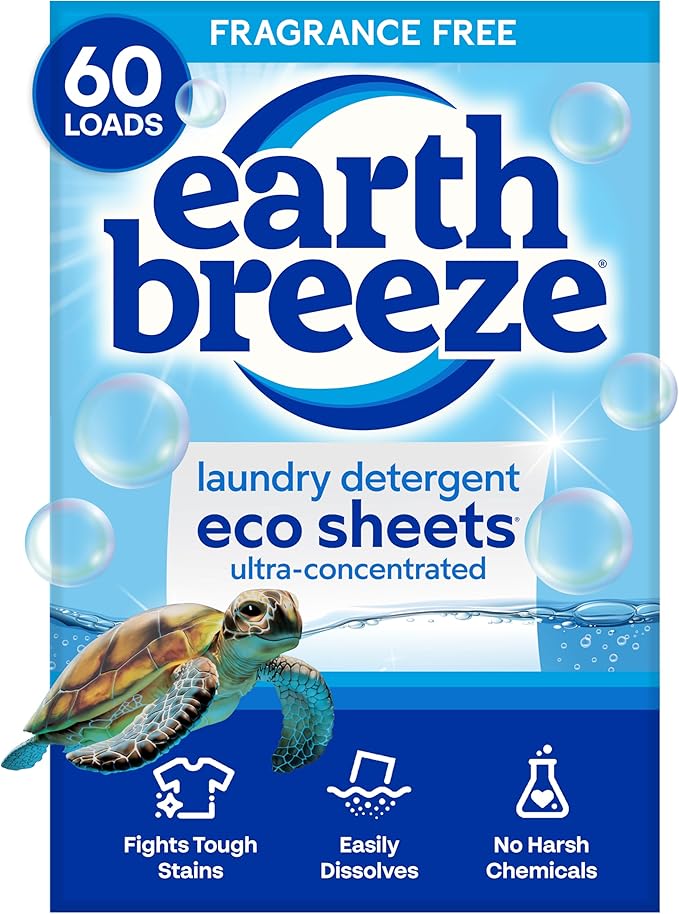Earth Breeze Laundry Detergent Sheets
