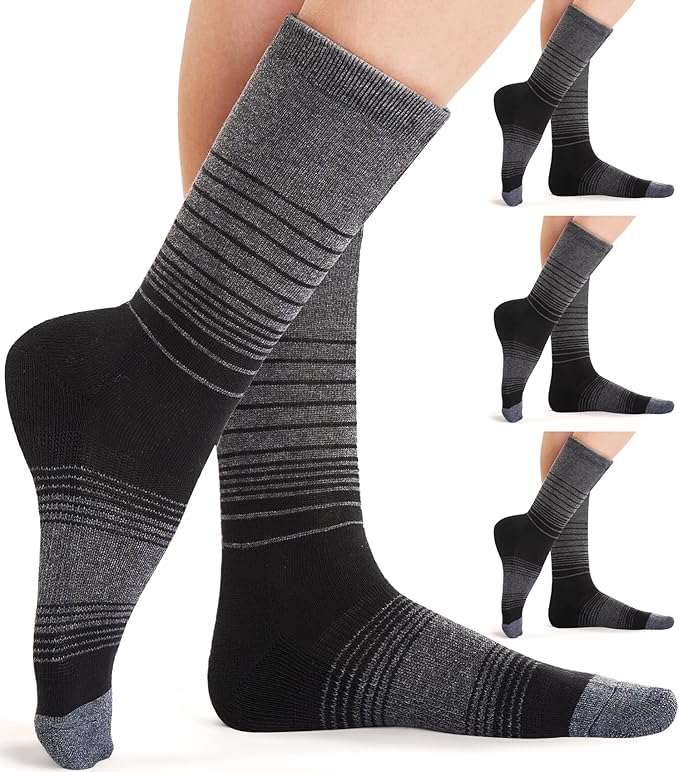 FITRELL 4 Pack Women's Merino Wool Hiking Socks